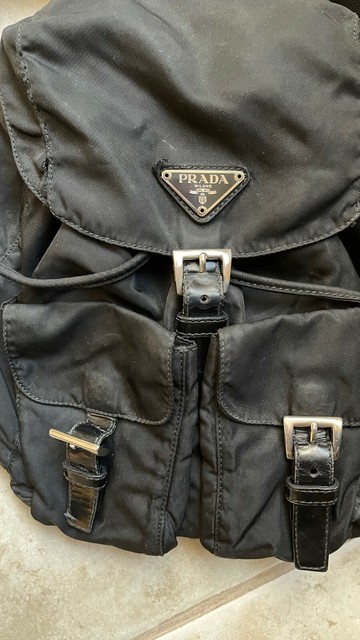 prada backpack gold hardware