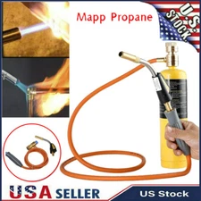 Mapp Gas Torch Auto Ignition Propane Welding Plumbing Brazing Set with 1.5m Hose