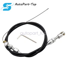 For LS1 Chevy 36" Stainless Steel Black Throttle Cable 4.8 5.3 5.7 6.0 Engine LS