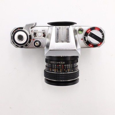 Zeiss Ikon Voigtländer Icarex 35S TM Pro 35mm SLR Camera w/ 28mm
