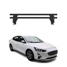 Menabo Dachträger Grundtäger für Ford Focus 2018-2025 50kg Alu Schwarz 2 tlg