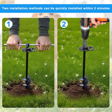 Dog Tie Out and Stake,360  Swivel Dog Stake-No Tangle,Outdoor Anti-Rust Dog R...