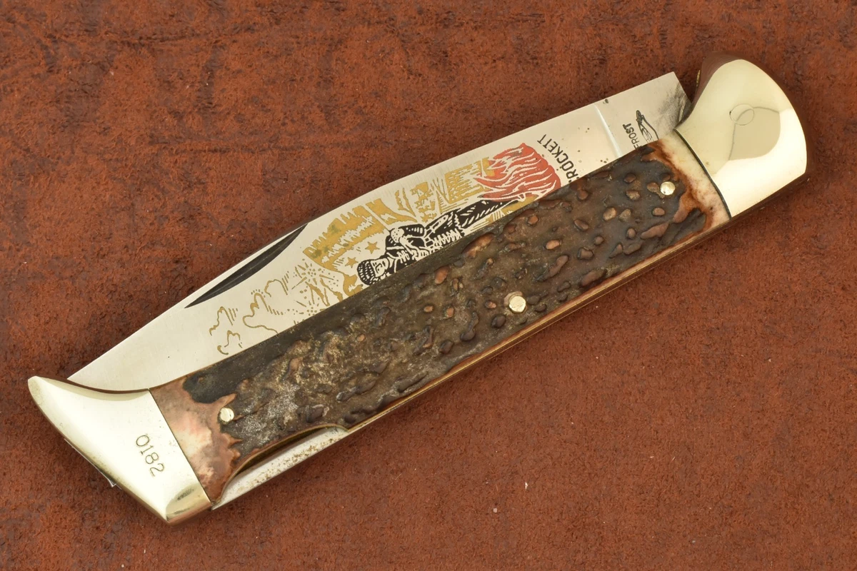 Parker 1 Blades Stag/Antler Handle Collectible Folding Knives for