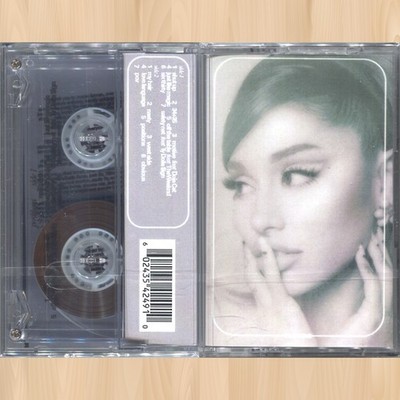 CLEAR CASSETTE----  ARIANA GRANDE PosItions TAPE pov 34+35 motive DOJA CAT  0109