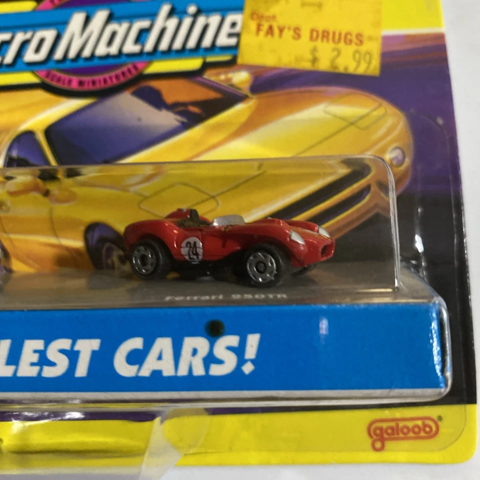 Micro Machines Coolest Cars 64 VW Bug Ferrari 250 TR Vintage Antique collectible - Image 2 of 4