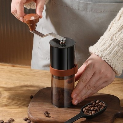 Portable Manual Coffee Grinders Adjustable Grind Setting Quiet Operation