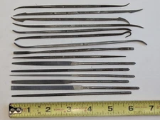 Vintage Die Sinker Rifflers and files / used some brand names