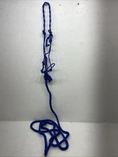 New Tough 1 Blue Training Halter And Lead Rope #50-1095 G-503