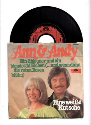 7 ' single Ann & Andy Ein Zigeuner und ein blondes Mädchen
