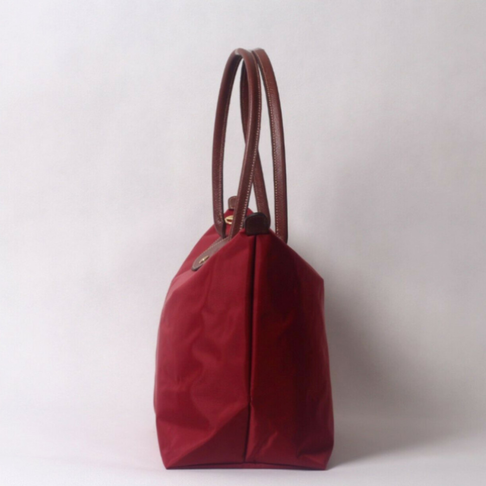 Longchamp Le Pliage Tote bag Recycled canvas  Red  M size