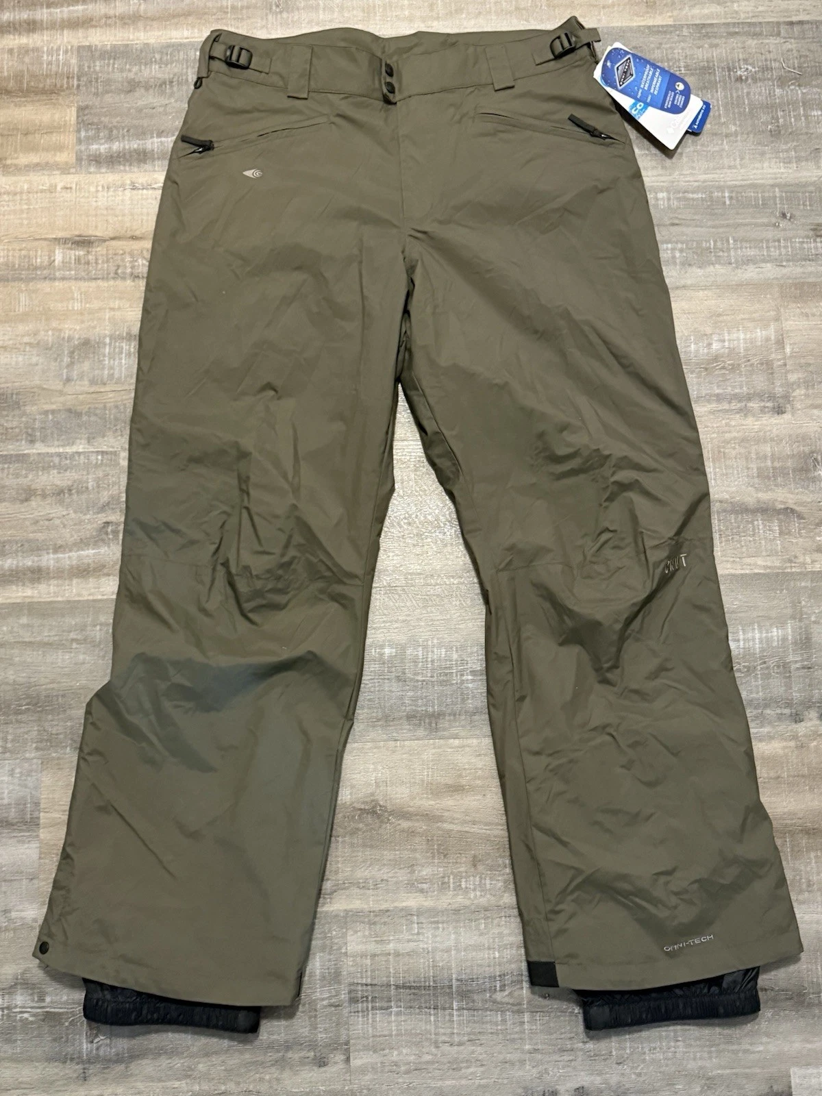 Columbia Snow Pants Mens Large Large OD Green Omni-Tech Convert Ski Waterproof
Opens in a new window