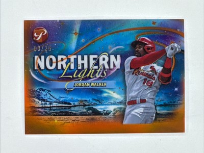 2024 Topps Pristine Jordan Walker Northern Lights Orange Refractor SP /25