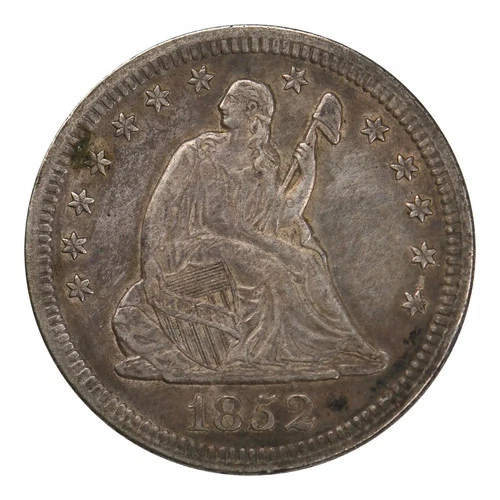 1852 Seated Liberty Quarter Very Fine Condition