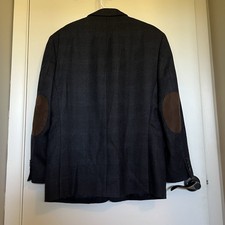 Lauren Ralph Lauren Mens 42S Elbow Pad Wool Plaid Tweed Blazer Sport Coat Preppy