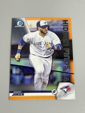 Danny Jansen 2020 Bowman Chrome /25 Orange Hidden Finds HF-DJ Toronto Blue Jays
