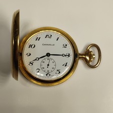 Vintage Caravelle By Bulova Full Hunter Pocke...