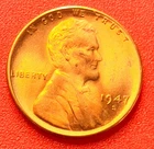 1947-S Lincoln Wheat Cent Penny GEM RD BU From an Original Bank Roll