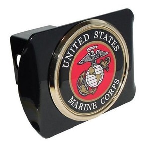 Authentic United States US Marine Corps USMC"Black with Gold Plated USMC Seal Emblem"