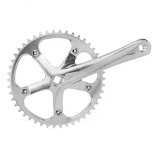 Origin8 Track/SS Crankset, 175mm x 46t, Silver