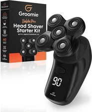 Cordless Bald Head Shavers for Men, Baldiepro Head Grooming Starter Kit - Includ