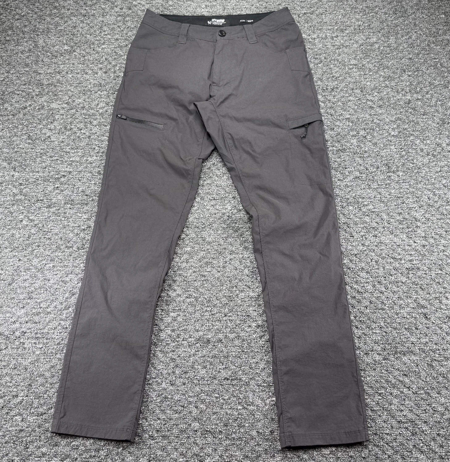 Off The Grid Trailblazer Pro Pants Mens 31x32 Gray Tapered Hiking Outdoor