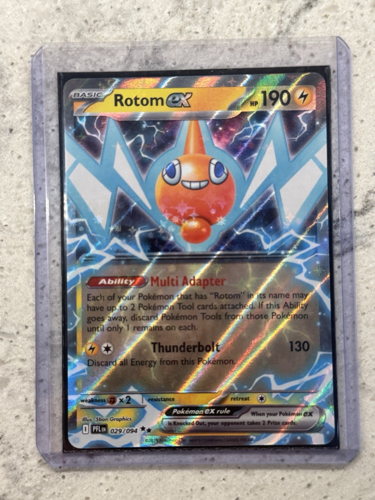Rotom EX 029/094 Phantasmal Flames Double Rare Holo NM