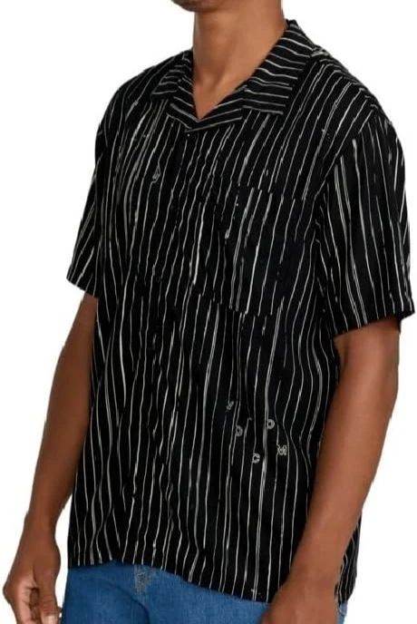 VOLCOM MISTOSTONE Men's S/S Woven Shirt - BWH - Size XLarge  - NWT - LAST ONE - Image 3 of 4