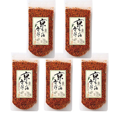 KYOTO FURIKAKE Ra-Yu RAYU SPRINKLE SEASONING CHILLI OIL 80g × 5 Pack