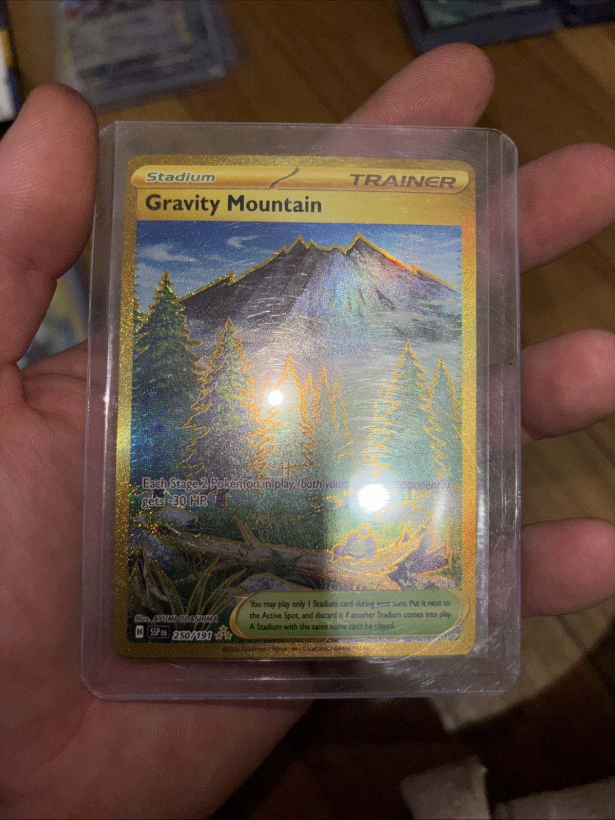 Gravity Mountain 250/191 Sv08: Surging Sparks Holo