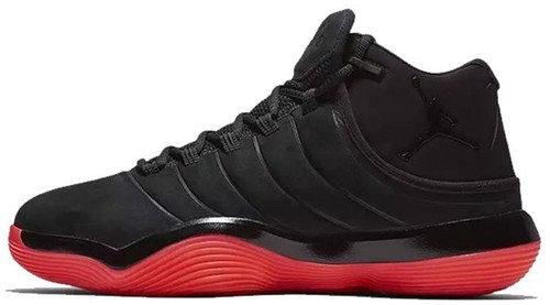 Jordan Super.Fly 4 Black Wolf Grey Infrared 23 Mens Athletic Sneaker Jordan Super.Fly 4 Black Wolf Grey Infrared 23 Mens Athletic  main image 4