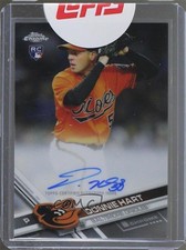 2017 Topps Chrome Rookie Auto Donnie Hart #RA-DH Auto 1v3