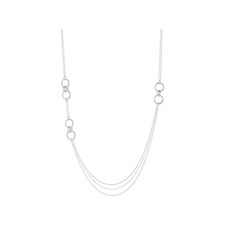 Image of LINKS OF LONDON Ladies Sterling Silver Aurora Long Necklace RRP349 NEW