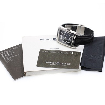 Maurice Lacroix Pontos Rectangular Reserve De Marche Xl Pt6217 SS W35mm Grade A 