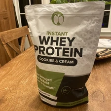 Instant Whey  Protein - Cookies & Cream- 2.2lbs - 28 Servings - Exp 2/23/26