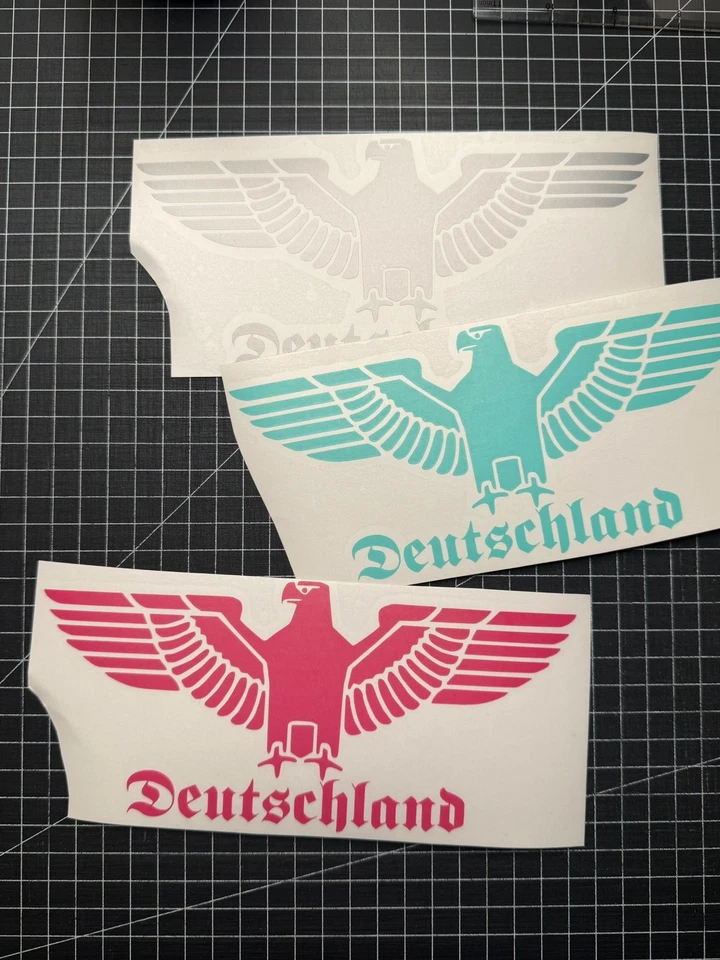 BEEEECREATION.DE Aufkleber / Sticker - Deutschland Reichsadler - Gr. L LKW / Auto / Boot