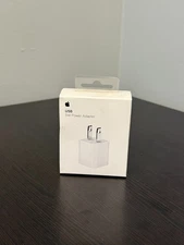 Apple 5W USB Wall Charger Cube Power Adapter for iPhone - White