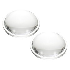Diameter 27.4mm Flat Convex Lens, 2 Pcs Height 10mm Optical Lens, 2.3mm