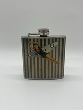 Vintage Metal Morphosis Wingman Flask 6oz Made In USA