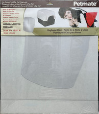 Petmate Medium Petbarn 3 Doghouse Door - Clear Vinyl Replacement Barnhome Door