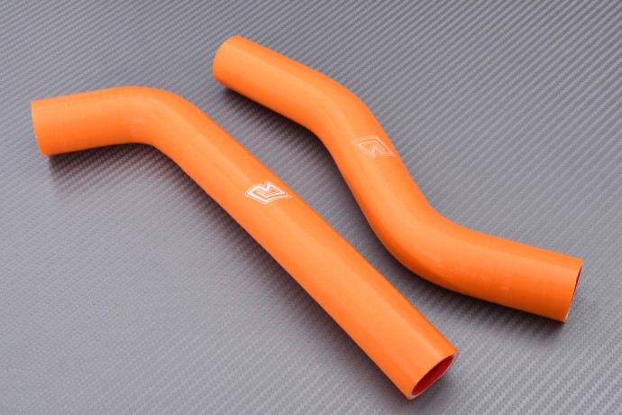Durite de radiateur orange en silicone premium pour KTM 690R