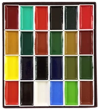 Kissho Japanese Painting Paints Kakugansai 24 Colors