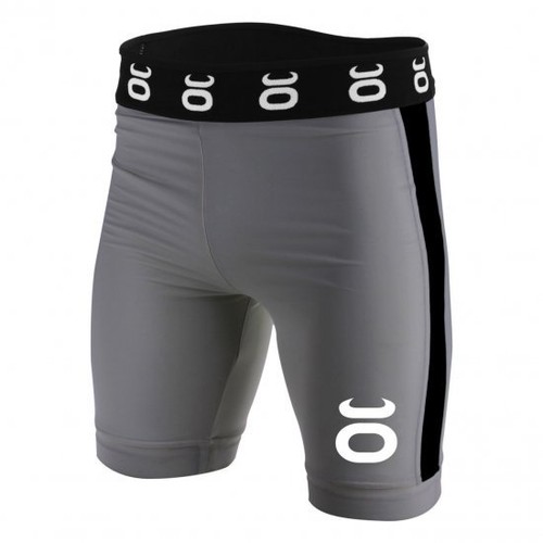 Tenacity MMA Jaco Long Vale Tudo Fight Shorts Grey Compression BJJ Jiu Jitsu - Zdjęcie 1 z 1