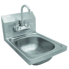 Wall Mount Hand Sink Stainless Steel 12"x17" w/ *No Lead Faucet*