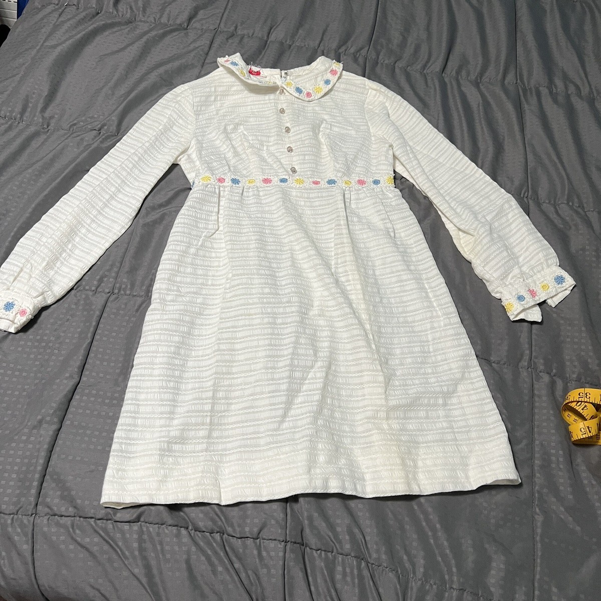 yellow puff sleeve dress ASHLEYlauren 8387 Girls Short Dress Puff Sleeves Yellow / 16 main image 0
