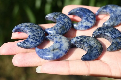 1 pieza Natural Hermosa Piedra Punto Azul Luna - Imagen 5 de 5