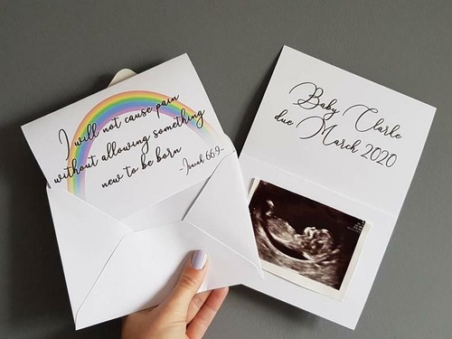 Personnalise Arc En Ciel Bebe Grossesse Annonce Carte Religieuse Citation Ebay Personnalise Arc En Ciel Bebe Grossesse Annonce Carte Religieuse Citation Ebay