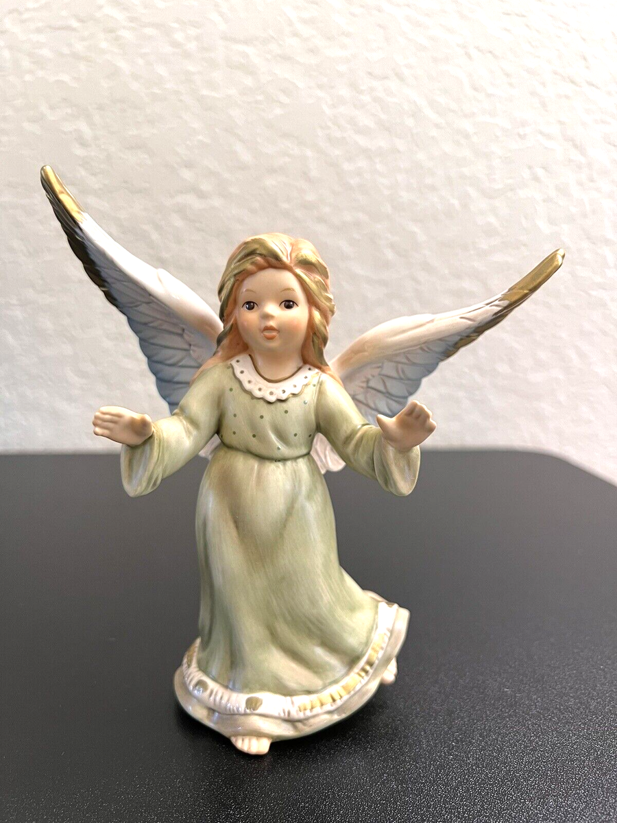 Figurine Goebel Anges Qui Chantent – Céramique Angélique Fait Main, Décoration Intérieure