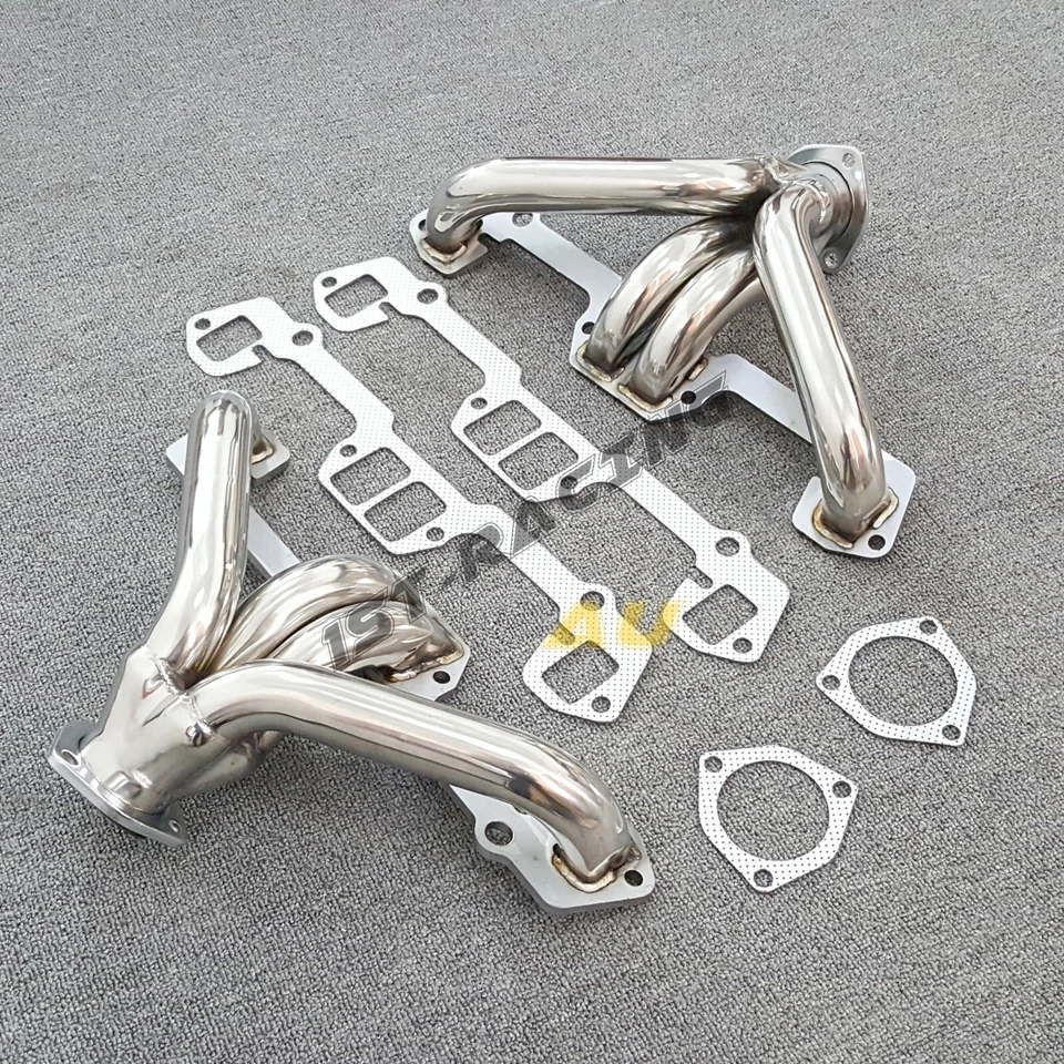 Exhaust Shorty Headers For Plymouth GTX Gran Duster Cuda Small Block 5.2L 5.6L - Image 2 of 4