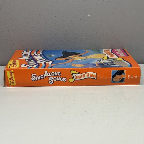 Disney Sing Along Songs Pocahontas Colors of the Wind VHS Video Tape Kids Family - Picture 3 of 12