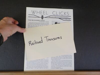 Wheel Clicks 1992 April Pacific Railroad Society The Recovered Giant